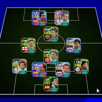 eFootball Accounts Legends & Iconic Players Android|23Epic Bale&Marcelo X Naruto|Javier Saviola,Rijkaard,Mark