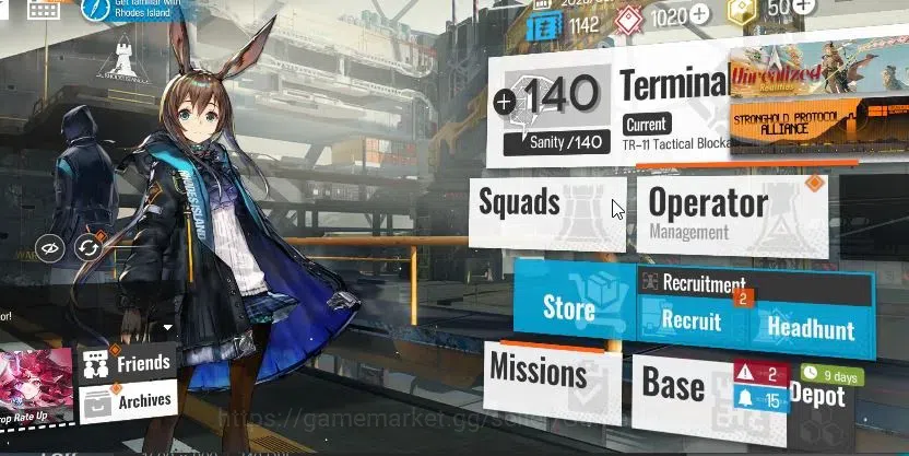 Arknights Accounts High-End Lv 10|47 Op+1 Outfits|5 6*Op | Skadi,Lappland,Saria,SilverAsh,Gladia,Warfarin |Terminal 1