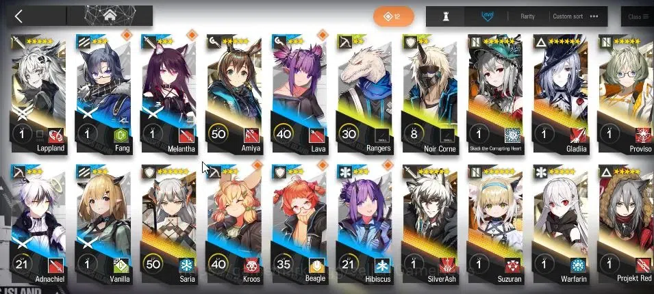 Arknights Accounts High-End Lv 10|47 Op+1 Outfits|5 6*Op | Skadi,Lappland,Saria,SilverAsh,Gladia,Warfarin |Terminal 5