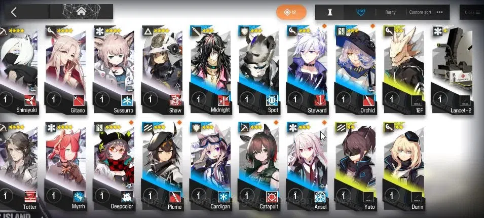 Arknights Accounts High-End Lv 10|47 Op+1 Outfits|5 6*Op | Skadi,Lappland,Saria,SilverAsh,Gladia,Warfarin |Terminal 7