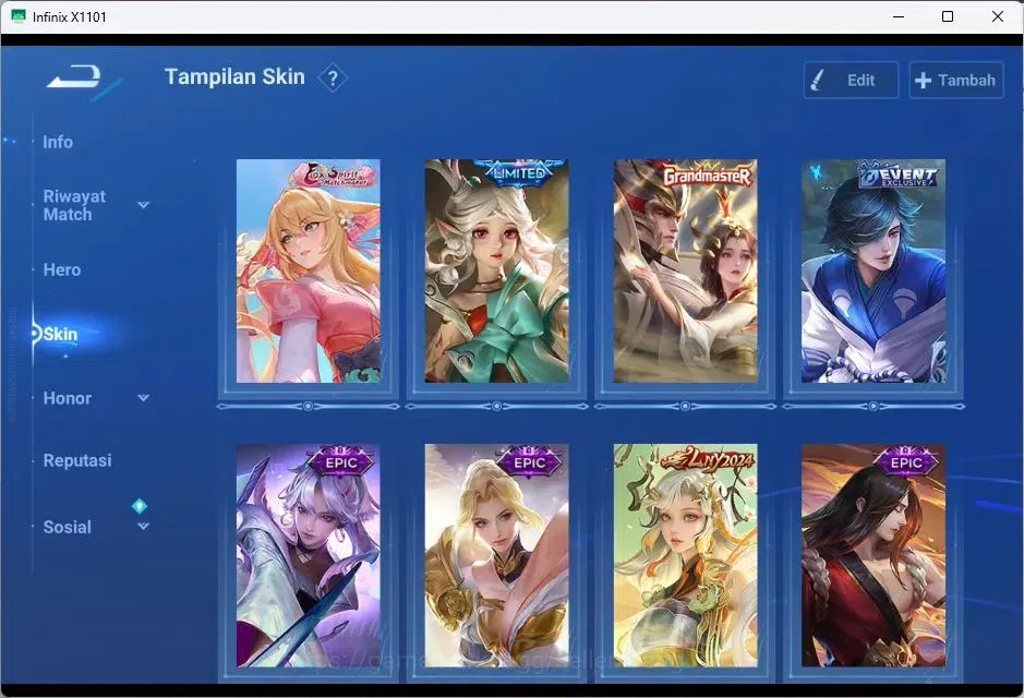 Honor of Kings Accounts GLOBAL|112HR|194SK|MYTHIC=DIAOCHANFULL|LGN=ALLAIN, image 12