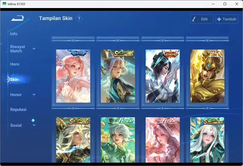 Honor of Kings Accounts GLOBAL|112HR|194SK|MYTHIC=DIAOCHANFULL|LGN=ALLAIN, image 13