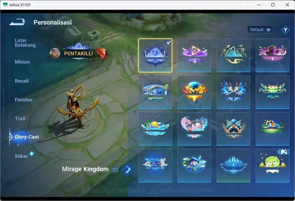 Honor of Kings Accounts GLOBAL|112HR|194SK|MYTHIC=DIAOCHANFULL|LGN=ALLAIN, image 5