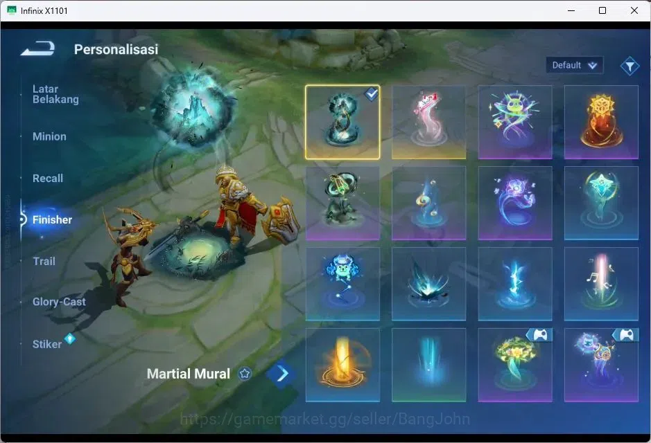 Honor of Kings Accounts GLOBAL|112HR|194SK|MYTHIC=DIAOCHANFULL|LGN=ALLAIN, image 7