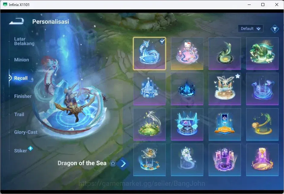 Honor of Kings Accounts GLOBAL|112HR|194SK|MYTHIC=DIAOCHANFULL|LGN=ALLAIN, image 8