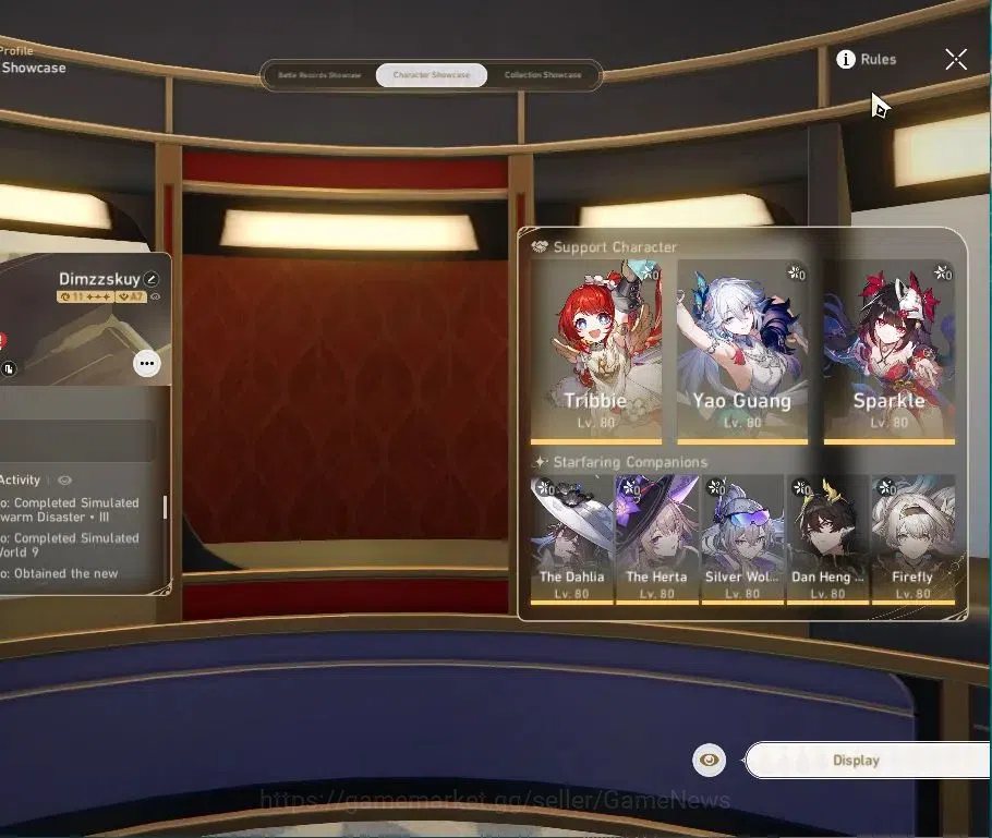Honkai Star Rail Accounts Asia|TL 70|Elation+Hyperc Team|16 Limited|Fu XuanE image 2