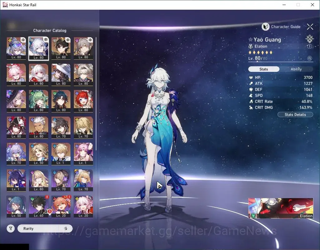 Honkai Star Rail Accounts Asia|TL 70|Elation+Hyperc Team|16 Limited|Fu XuanE image 4