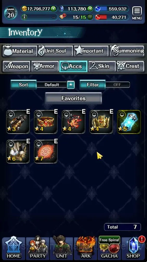 Last Cloudia Accounts GLOBAL|Rank 21|113k Crystal|Top Tier Units (Demong image 13