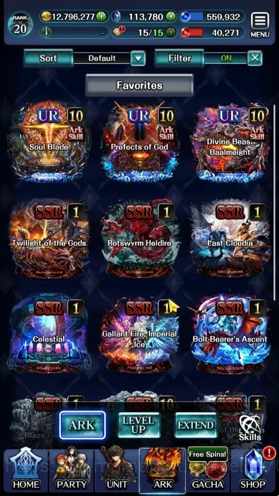 Last Cloudia Accounts GLOBAL|Rank 21|113k Crystal|Top Tier Units (Demong image 3