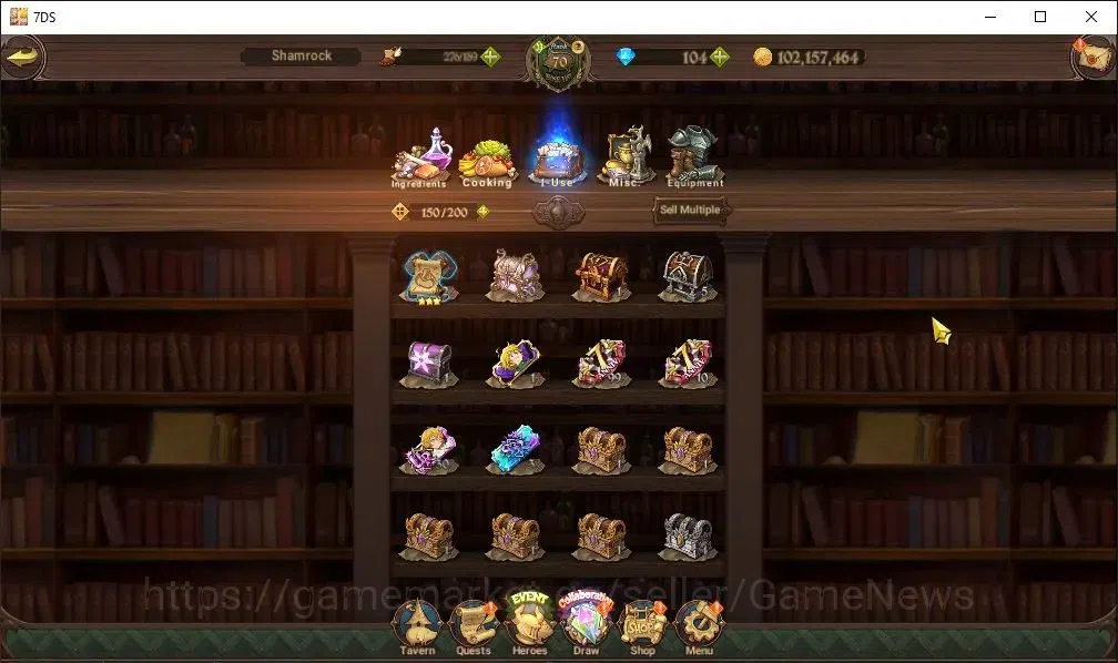 The Seven Deadly Sins: Grand Cross Accounts Global|3,2M CC|117LS+104DM|3 LR+11 UR+Collab Gachi image 18
