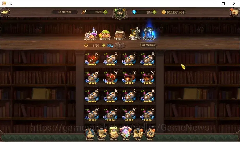The Seven Deadly Sins: Grand Cross Accounts Global|3,2M CC|117LS+104DM|3 LR+11 UR+Collab Gachi image 20