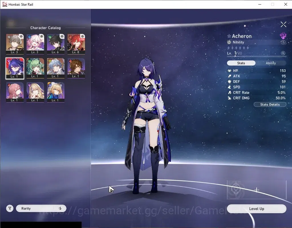 Honkai Star Rail Accounts Asia|TL 3|3 Limited|Acheron,Huohuo,Sunday|MC Male| image 4