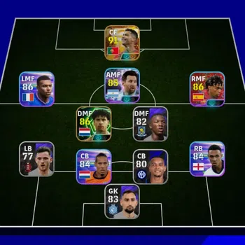 eFootball Accounts Legends & Iconic Players Mobile|Bigtime Cristiano Ronaldo|Showtime Messi,L Yamal|Epic Frank