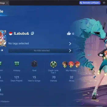 Honor of Kings Accounts Rare Skin Global | 70H 32S |Legend Consort Yu|Legend Angela|JJK Garo|AOT Heino|2 Epic|7 Rare|More
