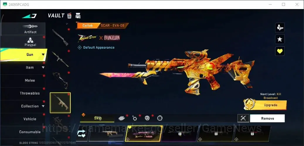 Blood Strike Accounts ASIA|COLLAB TokRev FN2000,7DS AK47,Kar98k,Eva SCAR image 10