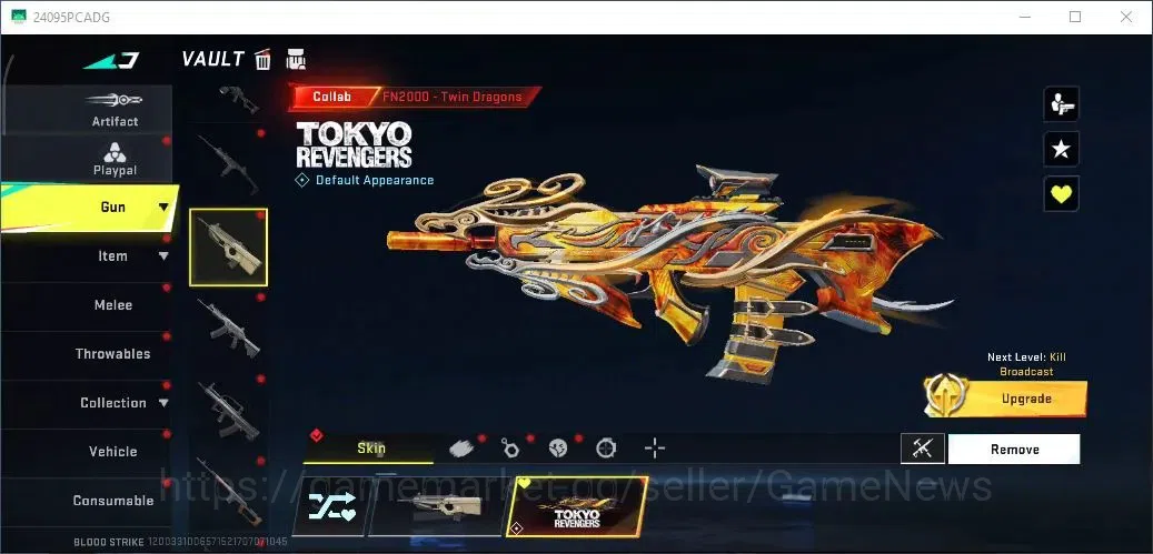 Blood Strike Accounts ASIA|COLLAB TokRev FN2000,7DS AK47,Kar98k,Eva SCAR image 13