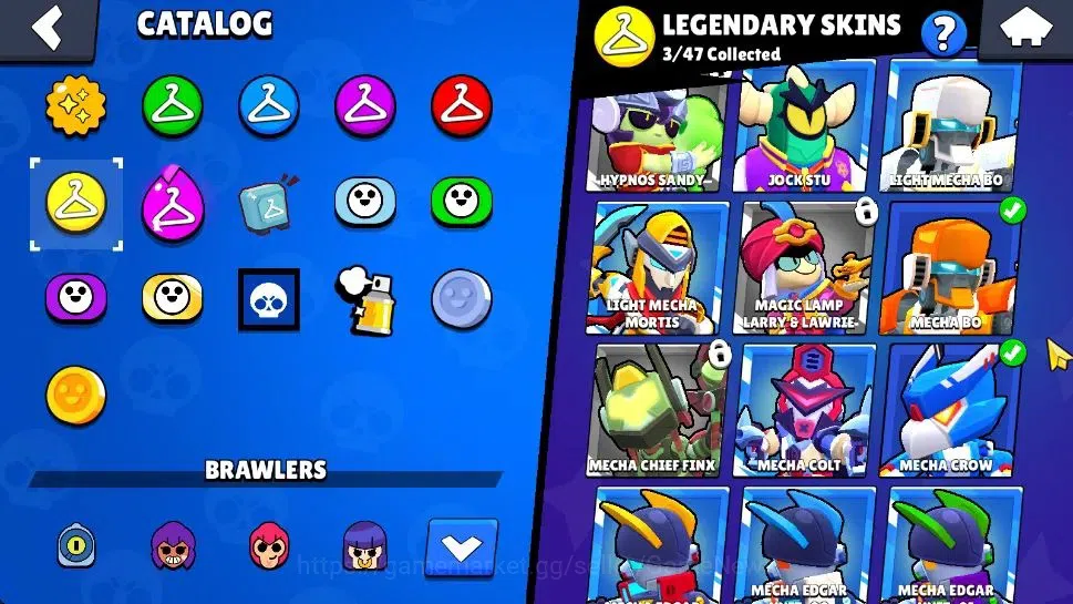 Brawl Stars Accounts 4251 Trophy|40 Brawlers 7 Max Lvl|3 Legend [Mecha Bo,Mecha Crow,Mecha Mortis]+2 Mythic+14 Epic 14