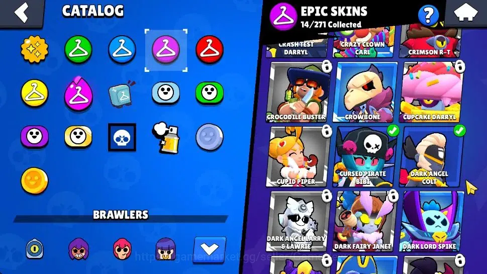 Brawl Stars Accounts 4251 Trophy|40 Brawlers 7 Max Lvl|3 Legend [Mecha Bo,Mecha Crow,Mecha Mortis]+2 Mythic+14 Epic 19