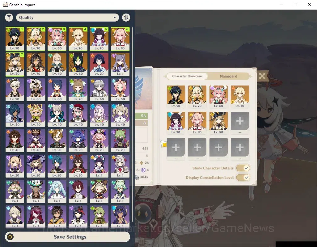 Genshin Impact Accounts ASIA|AR 56|6 Limited + 2 (*5Weap)|[Linnea,Columbin image 2