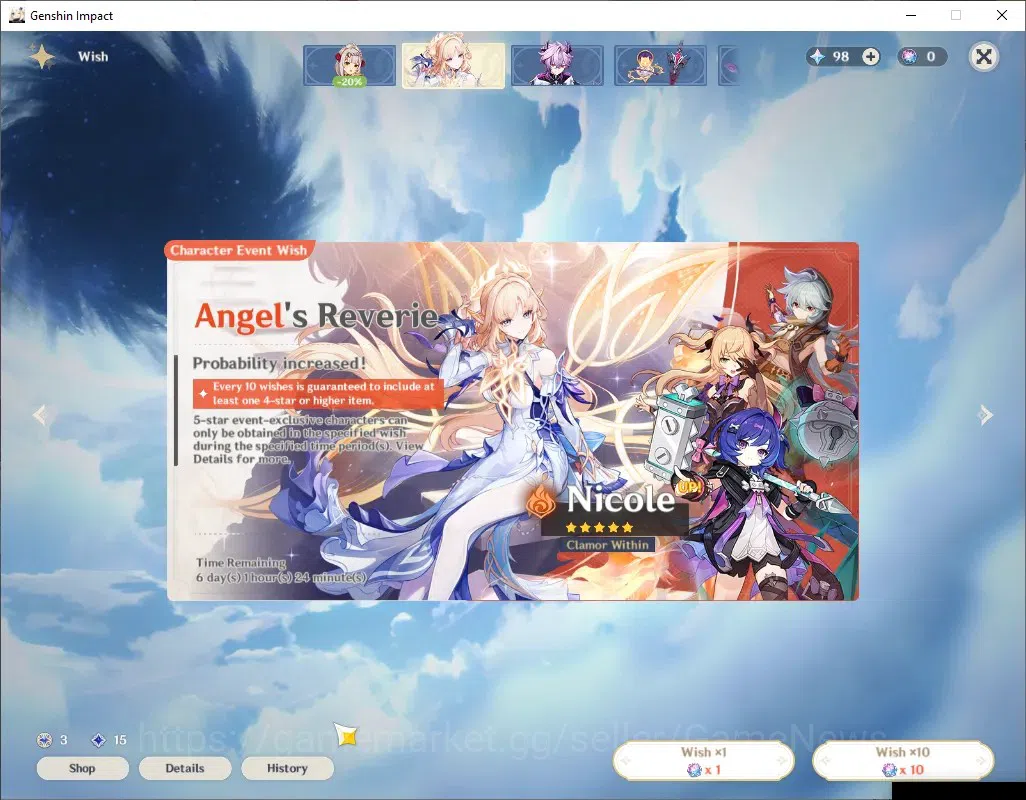 Genshin Impact Accounts ASIA|AR 56|6 Limited + 2 (*5Weap)|[Linnea,Columbin image 20