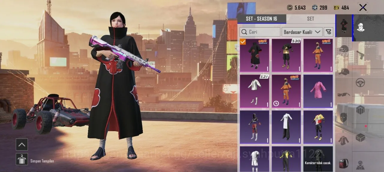 PUBG Mobile Accounts NARUTO | AKATSUKI | M416 SPECIAL PINK | SLR LAB LV.2 | WEAPON ORANGE | FAST DELIVERY | SINGLE LOGIN LINK 1