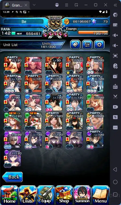 Grand Summoners Accounts [GLOBAL] Rank 142 | 26 Ascend | H Inumuta TW | Sum image 5