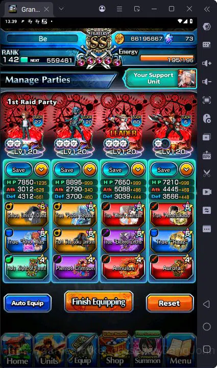 Grand Summoners Accounts [GLOBAL] Rank 142 | 26 Ascend | H Inumuta TW | Sum image 6