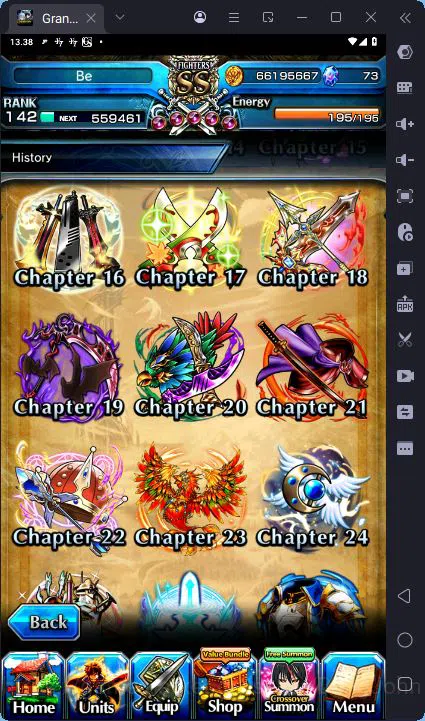 Grand Summoners Accounts [GLOBAL] Rank 142 | 26 Ascend | H Inumuta TW | Sum image 8