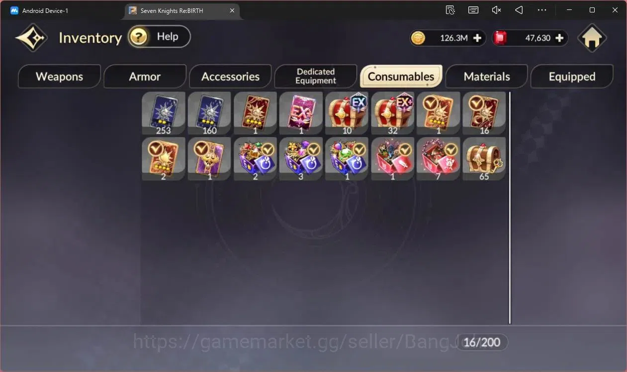 Seven Knights Re:Birth Accounts Global |5 EX7(Melia TC1,Juri TC1,Fai,Roise,Gelidus image 10