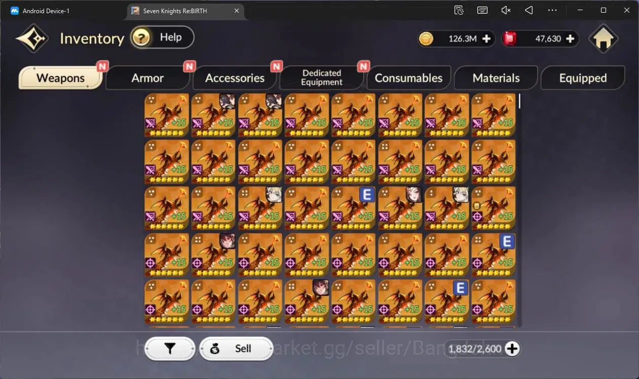 Seven Knights Re:Birth Accounts Global |5 EX7(Melia TC1,Juri TC1,Fai,Roise,Gelidus image 6