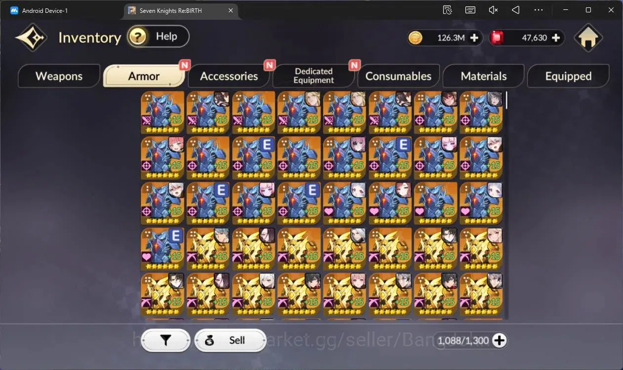Seven Knights Re:Birth Accounts Global |5 EX7(Melia TC1,Juri TC1,Fai,Roise,Gelidus image 7