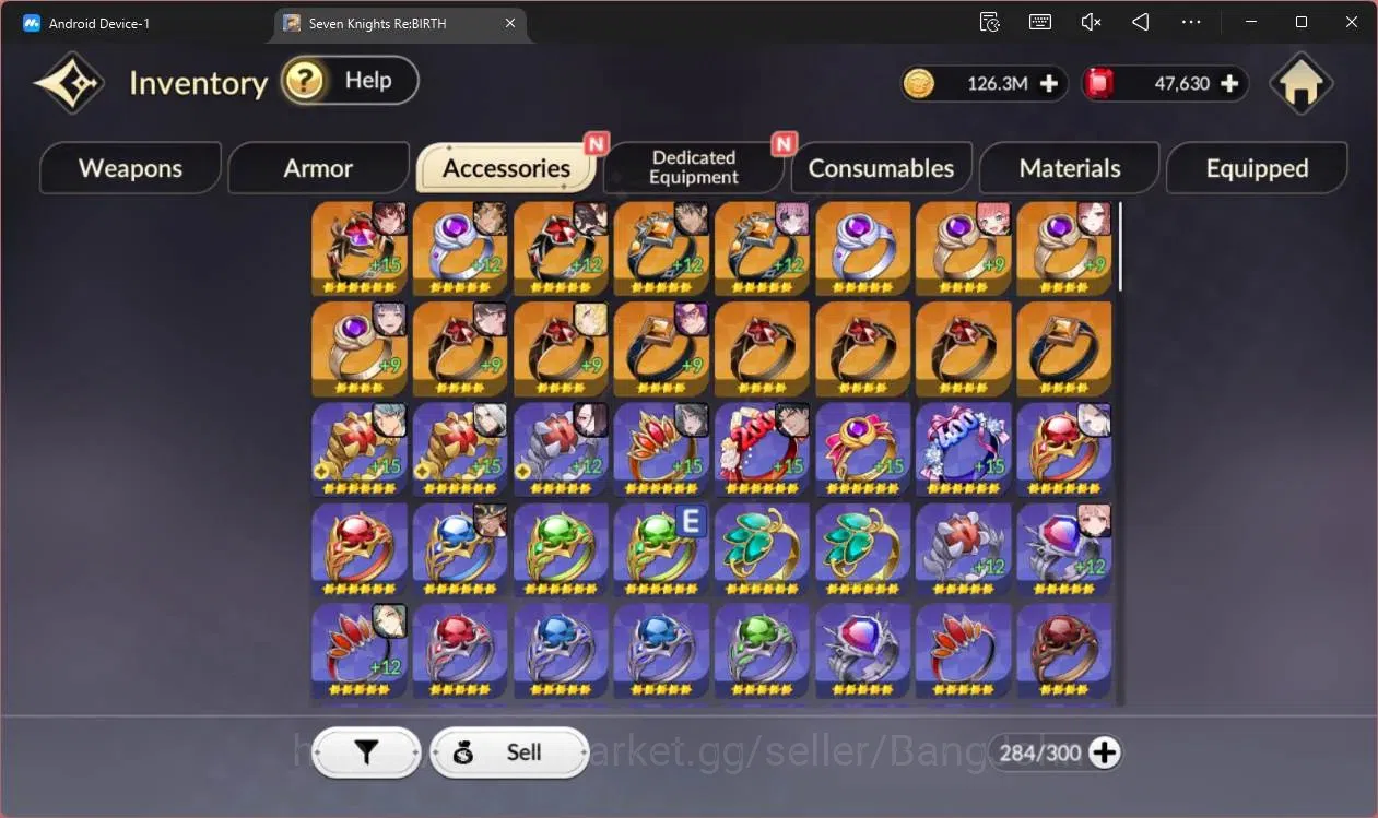 Seven Knights Re:Birth Accounts Global |5 EX7(Melia TC1,Juri TC1,Fai,Roise,Gelidus image 8