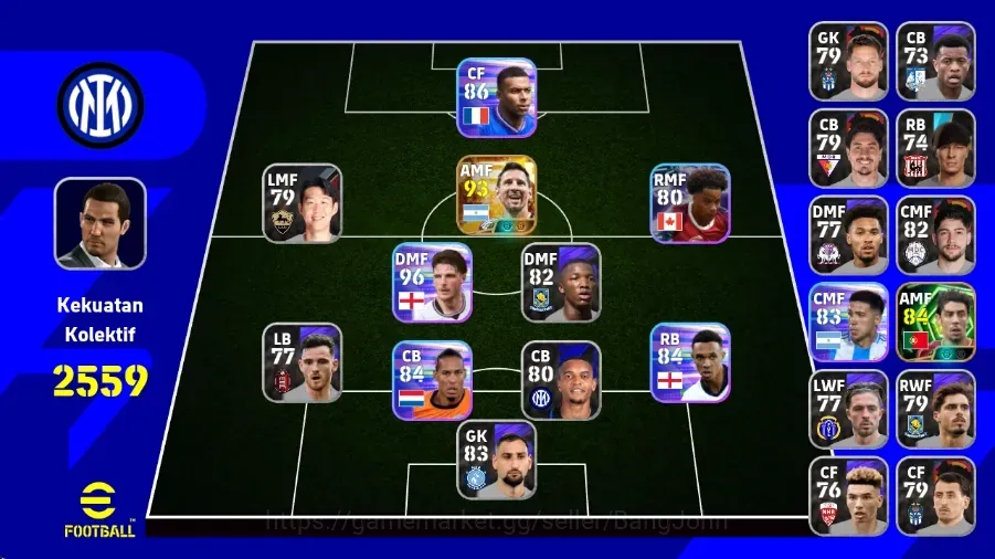 eFootball Accounts Others Android|PW 2559|Lionel Messi BigT,Rul Costa Epic|2026|Check SS EFB3324B 1