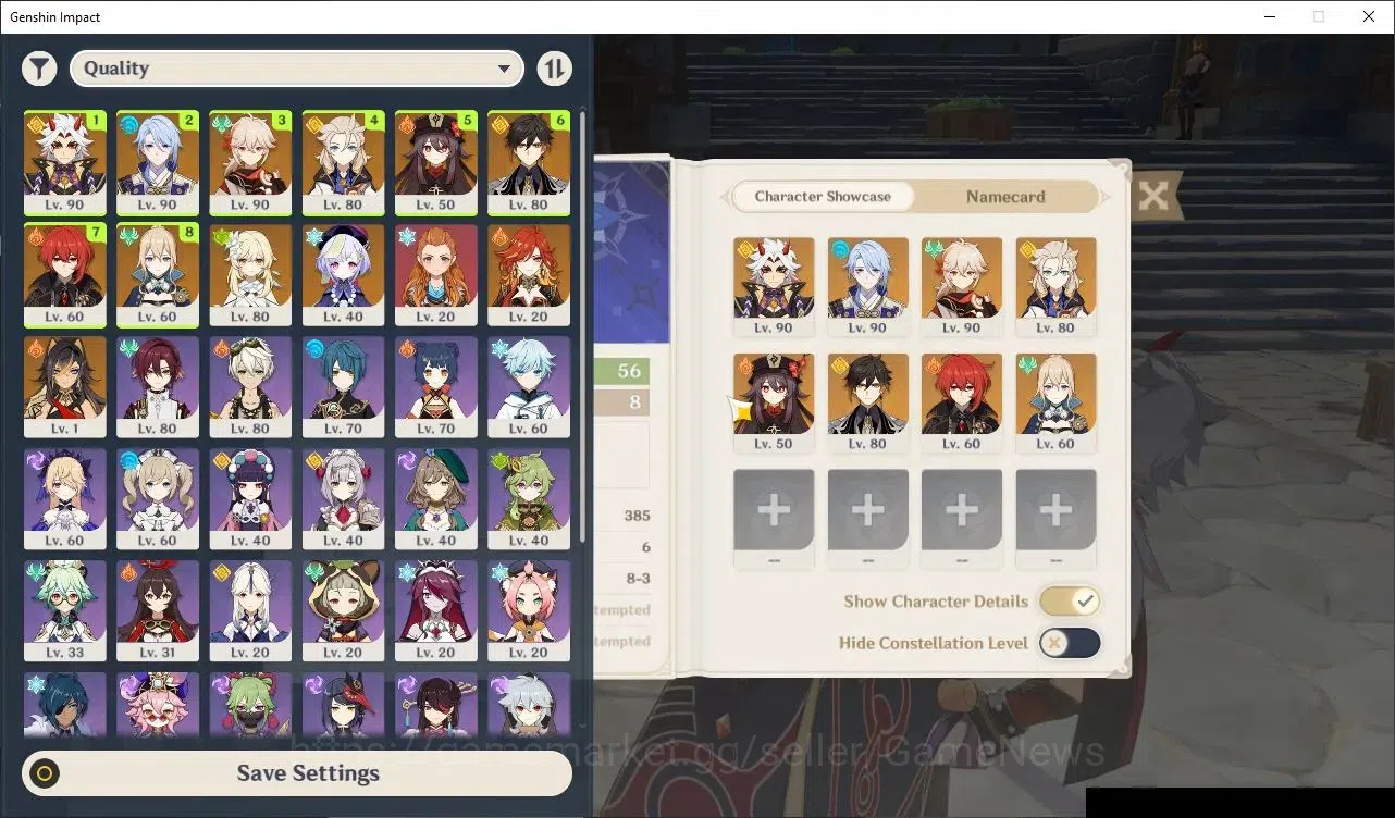 Genshin Impact Accounts Mid Game ASIA|AR56|7 Limited| (Kazuha,Hu Tao)+Sign Mavuika,Zhongli,Ayato,Albedo,Itto +4(*5 STD 1
