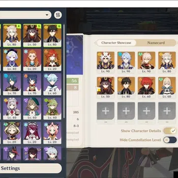 Genshin Impact Accounts Mid Game ASIA|AR56|7 Limited| (Kazuha,Hu Tao)+Sign Mavuika,Zhongli,Ayato,Albedo,Itto +4(*5 STD