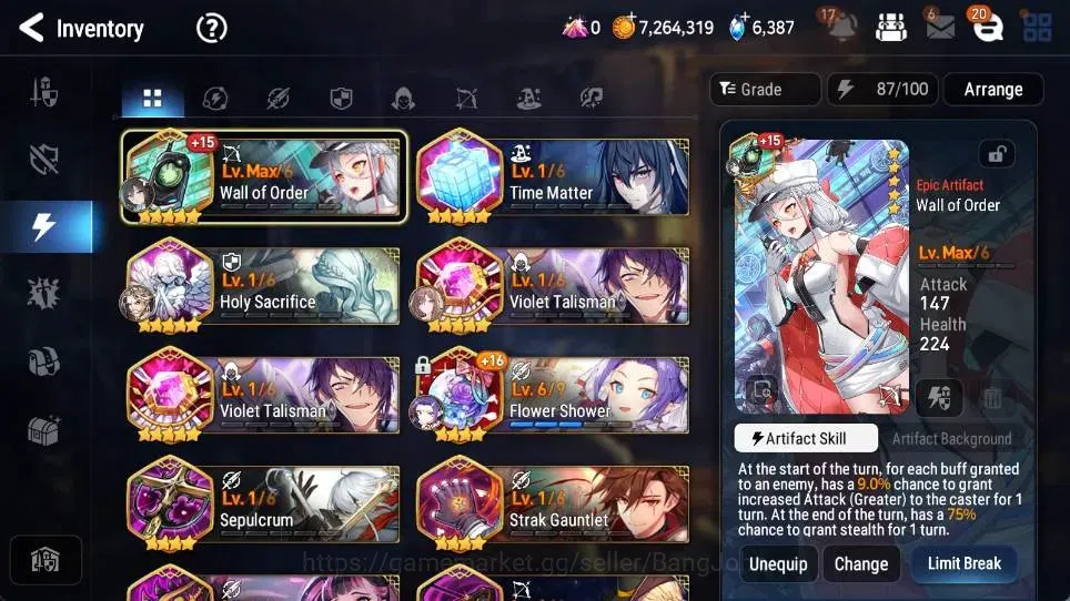 Epic Seven Accounts Global | 5 ML(BArunka,LCBellona,LWPeira,SNYulha,DD image 8
