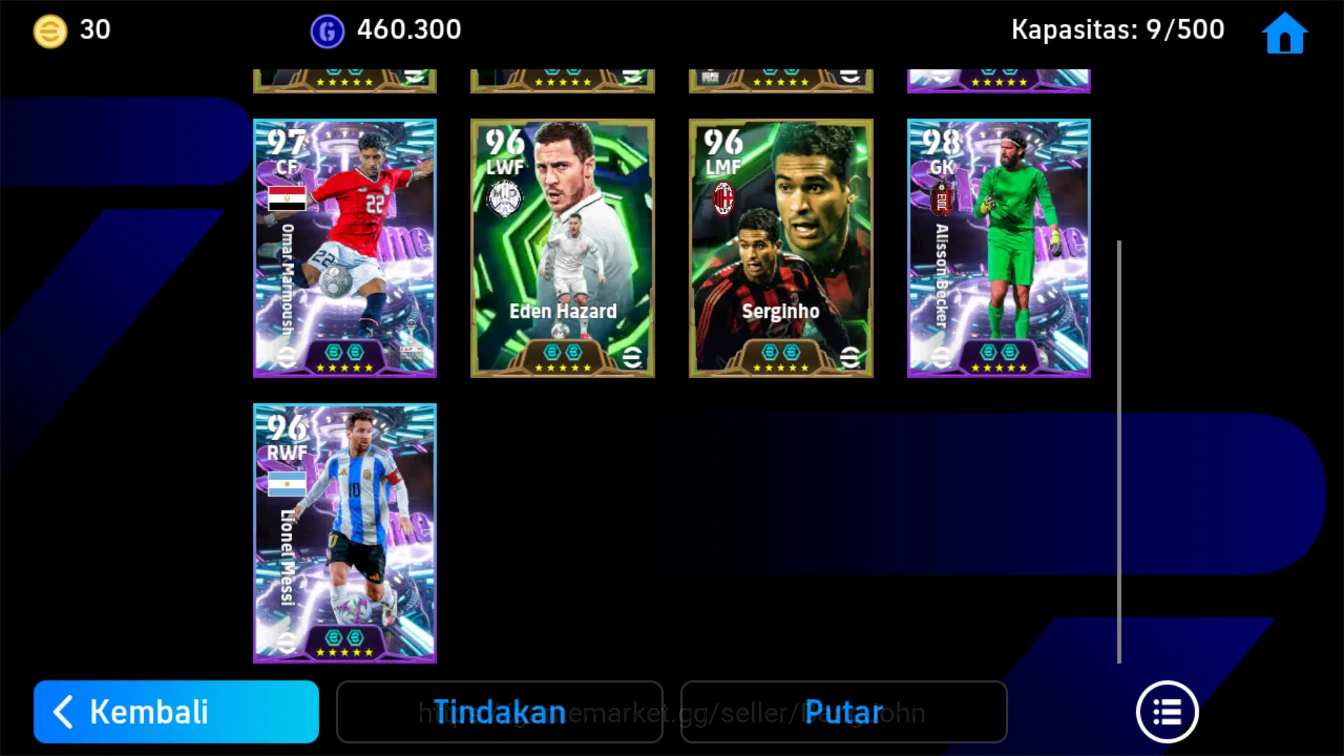 eFootball Accounts Others Power 3143 | Alisson Becker Show Time | Omar Marmoush Show Time | Xabi Alonso ~ EFB300B 4
