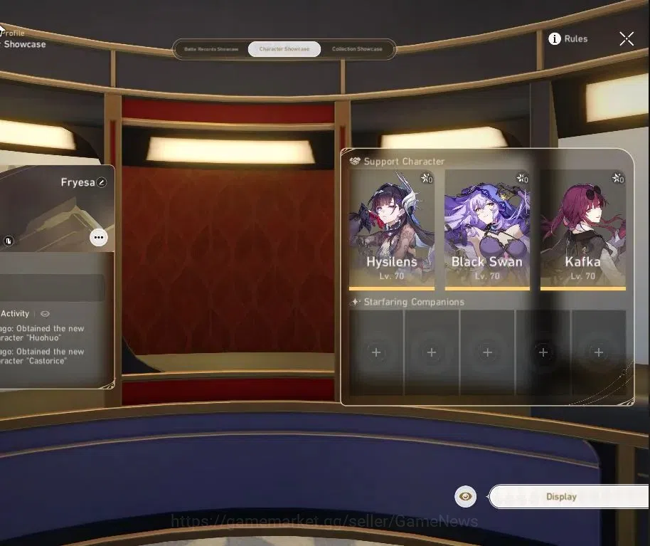 Honkai Star Rail Accounts Asia|TL 58|DOT Prem Team|8 Limited|Saber+Sign,Cast image 2