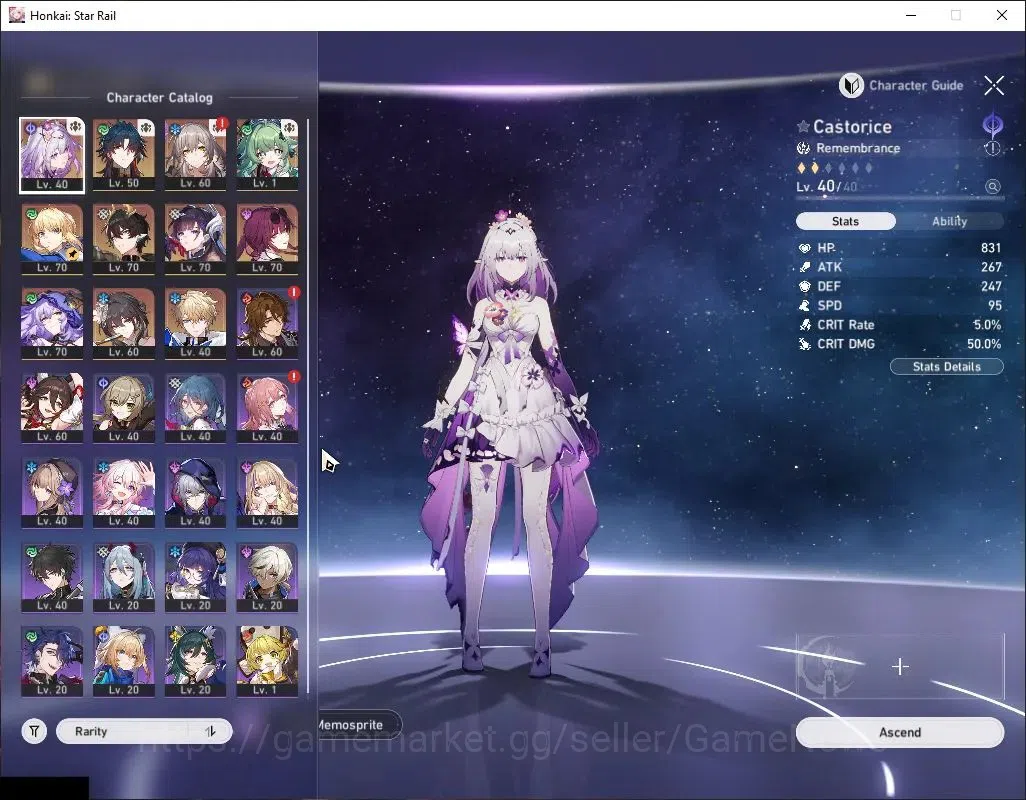 Honkai Star Rail Accounts Asia|TL 58|DOT Prem Team|8 Limited|Saber+Sign,Cast image 4