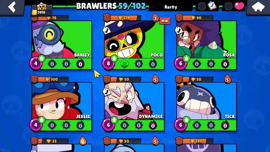 Brawl Stars Accounts 5918 Trophy|6,7K Bling|59 Brawler 3 Max[Colete,Jan image 10