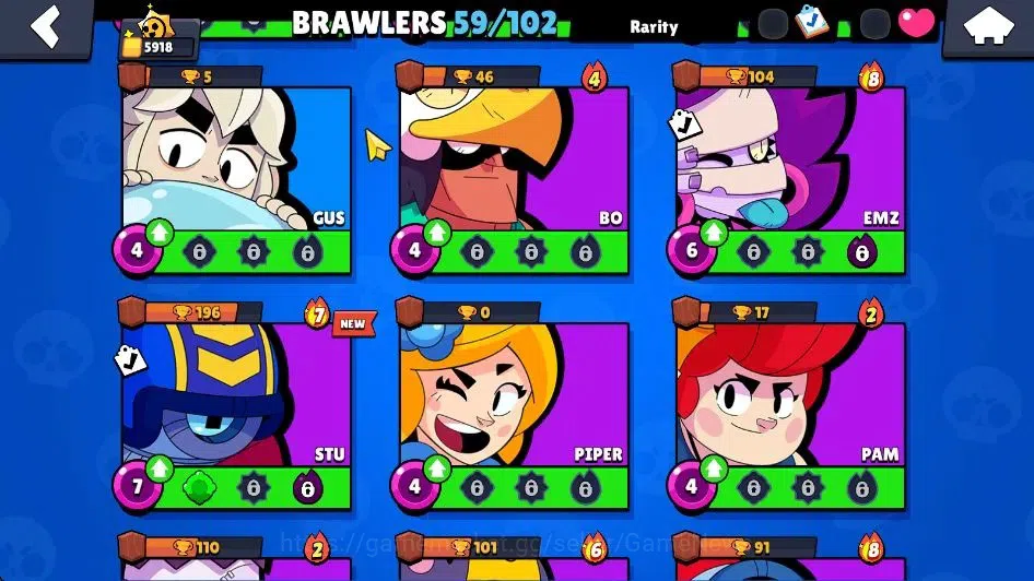Brawl Stars Accounts 5918 Trophy|6,7K Bling|59 Brawler 3 Max[Colete,Jan image 12