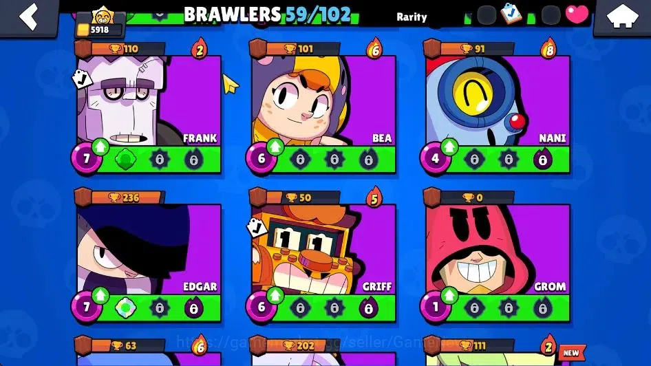 Brawl Stars Accounts 5918 Trophy|6,7K Bling|59 Brawler 3 Max[Colete,Jan image 13