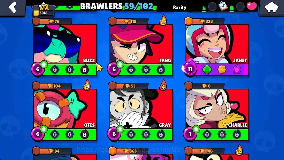 Brawl Stars Accounts 5918 Trophy|6,7K Bling|59 Brawler 3 Max[Colete,Jan image 16