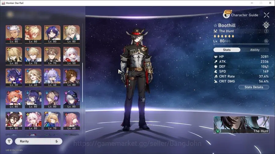 Honkai Star Rail Accounts ASIA TL70|Acheron E1S1|Ruan Mei E2|Dahlia E1|Phain image 2