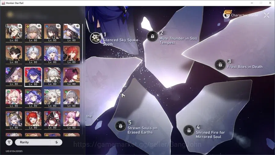 Honkai Star Rail Accounts ASIA TL70|Acheron E1S1|Ruan Mei E2|Dahlia E1|Phain image 6