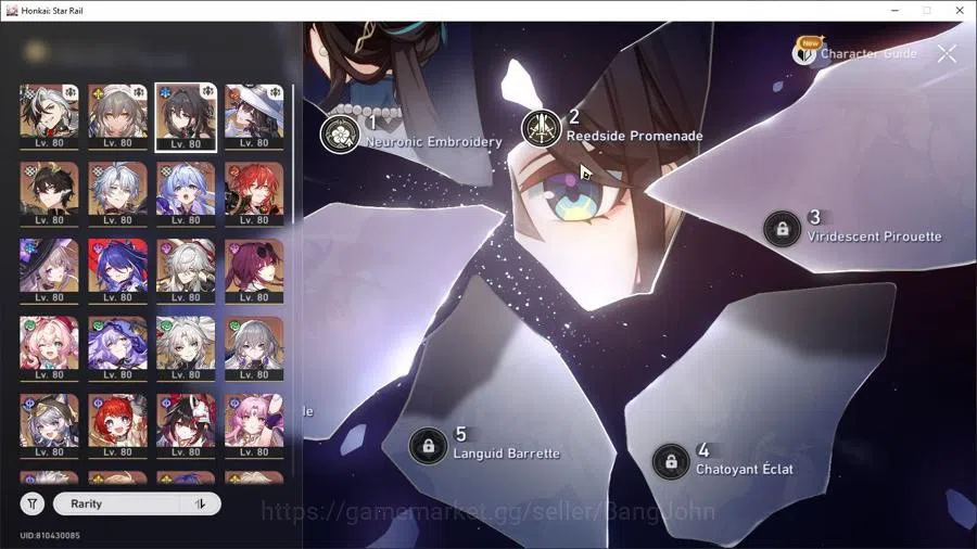 Honkai Star Rail Accounts ASIA TL70|Acheron E1S1|Ruan Mei E2|Dahlia E1|Phain image 7