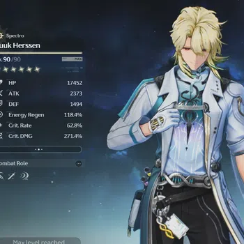 Wuthering Waves End-Game SEA | UL 80 | 17 Limited |Hiyuki,Aemeth,Lynae,Luuk image 1