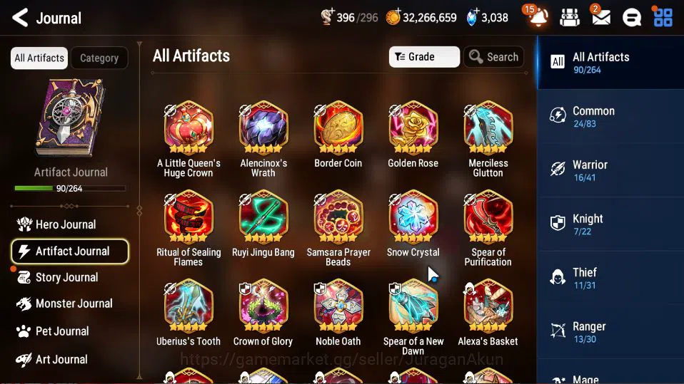 Epic Seven Accounts High-End ASIA|Unverif|14 ML[Boss Arunka,BSHwayoung,LH Cermia,Etc]+Setsuka,AFS Flan,Etc|Bles+POH ON|3K 7