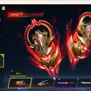 Blood Strike Accounts Others ASIA | Eternal Melee:Katar-Judgment|Eternal Gun:MP7-Tidesong Lv2|Ultra Melee:Dual Blades-Frozen