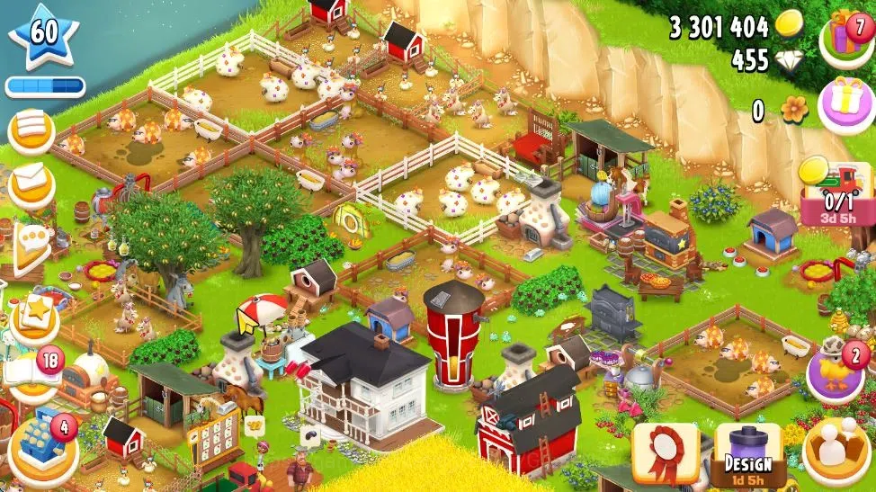 Hay Day Accounts Lvl 60 | Silo Storage 1050 + Barn Storage 4050 + 3 image 1